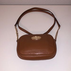 Michael Kors Tan leather mini crossbody